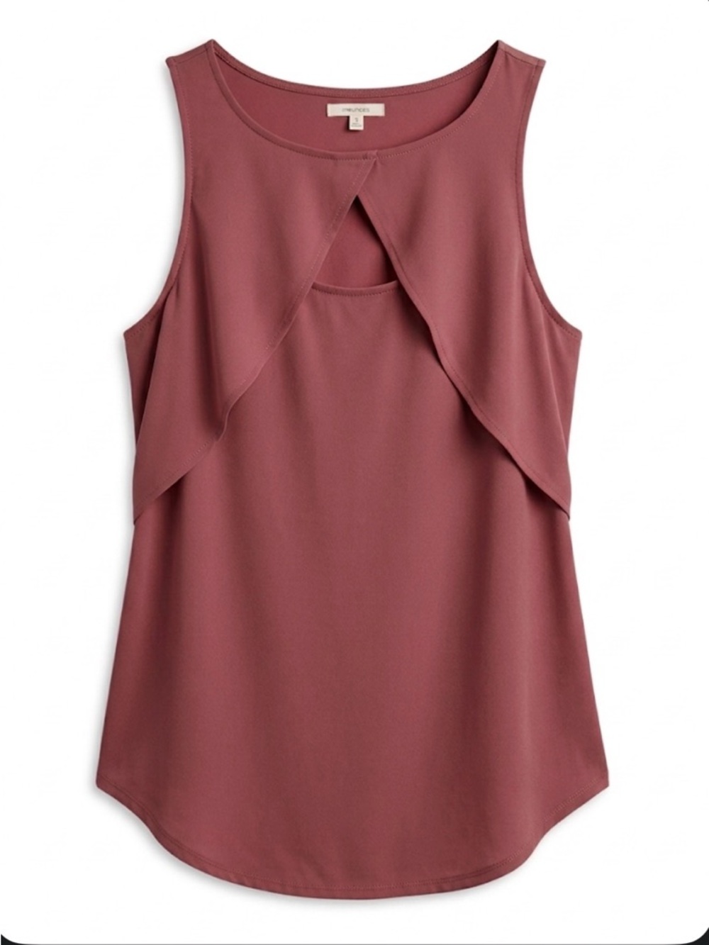 Maurices Keyhole Layered Sleeveless Top